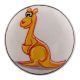 Orange Kangaroo Ceramic Flat Furniture Knob Online
